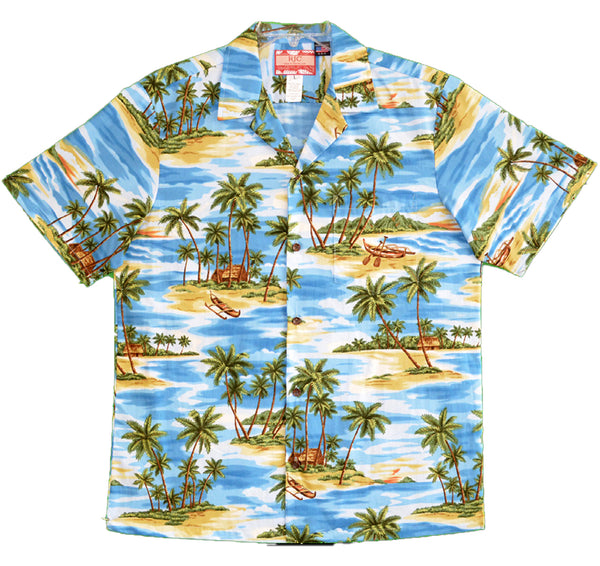 Island Serenity Men's Hawaiian Shirt